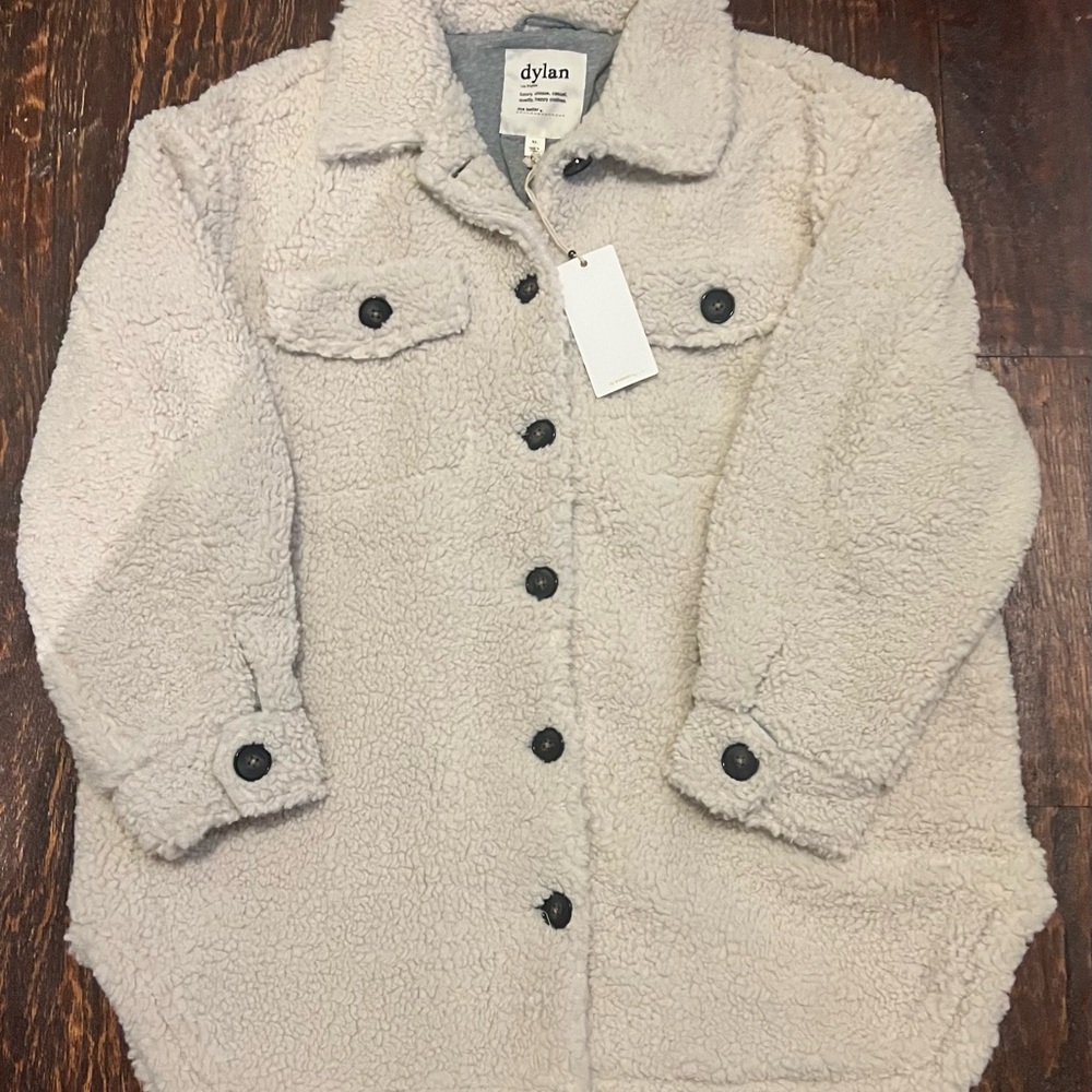 Dylan Cream Sherpa Jacket